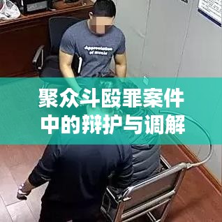 聚众斗殴罪案件中的辩护与调解策略